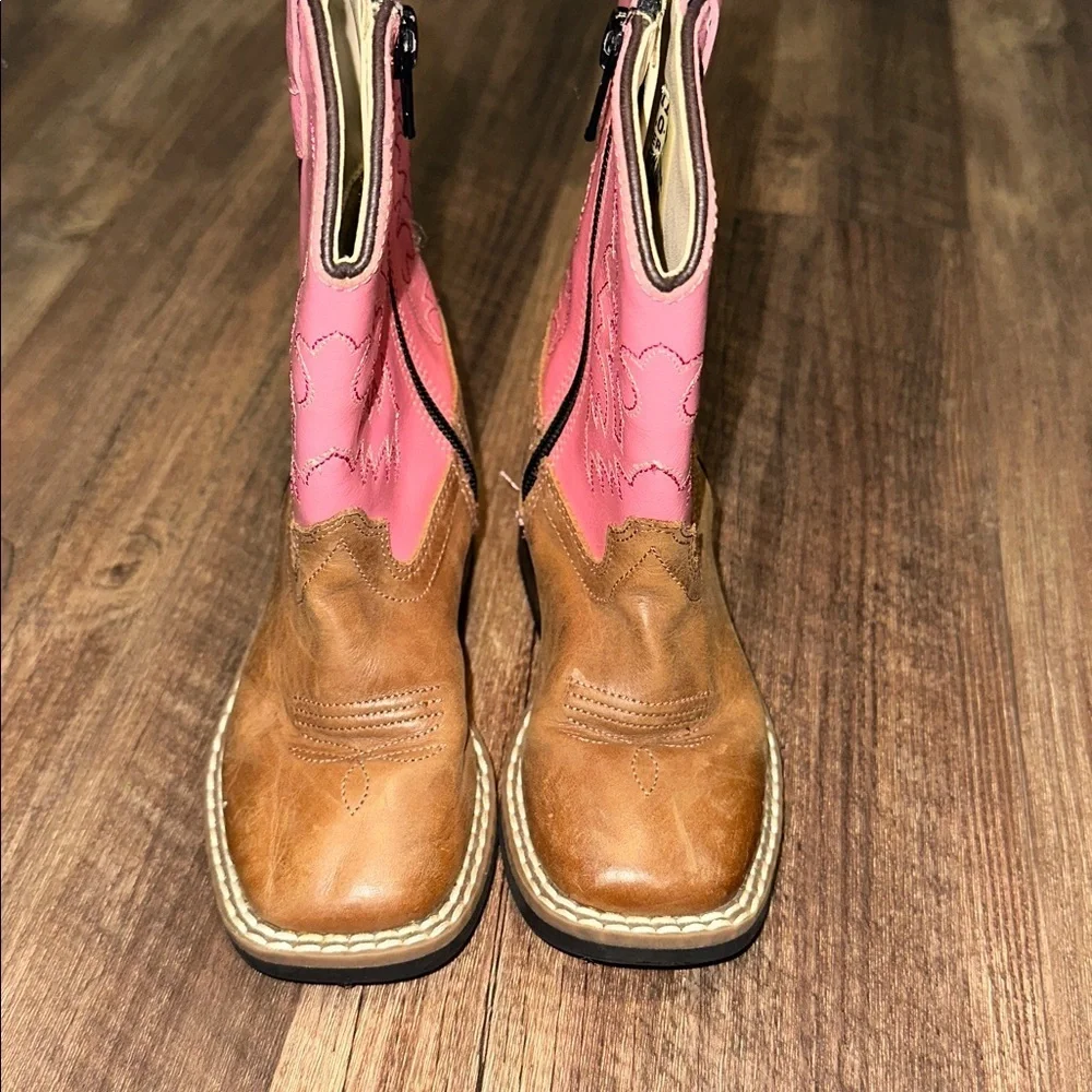 Old West Pink‎ Girls Boots size 7D